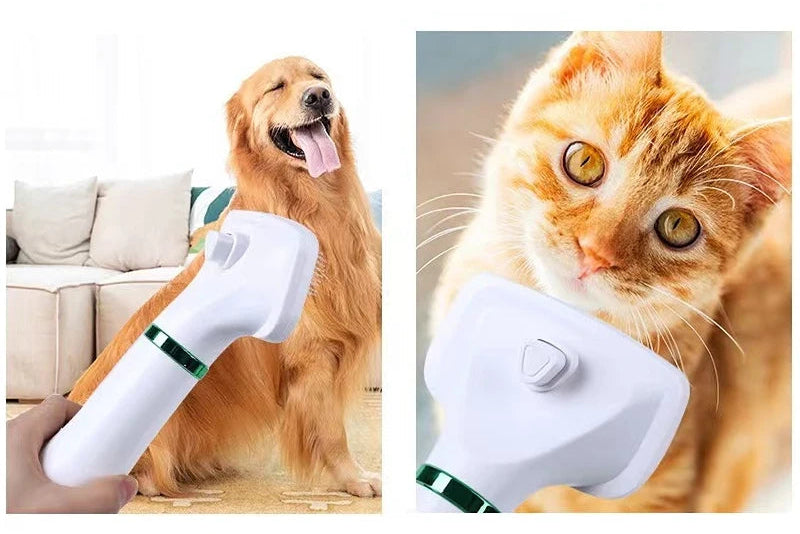 Revolutionary 2-In-1 Pet Dog Dryer: Whisper-Quiet Grooming Tool for Dogs and Cats with Adjustable Temperature and Comb Brush