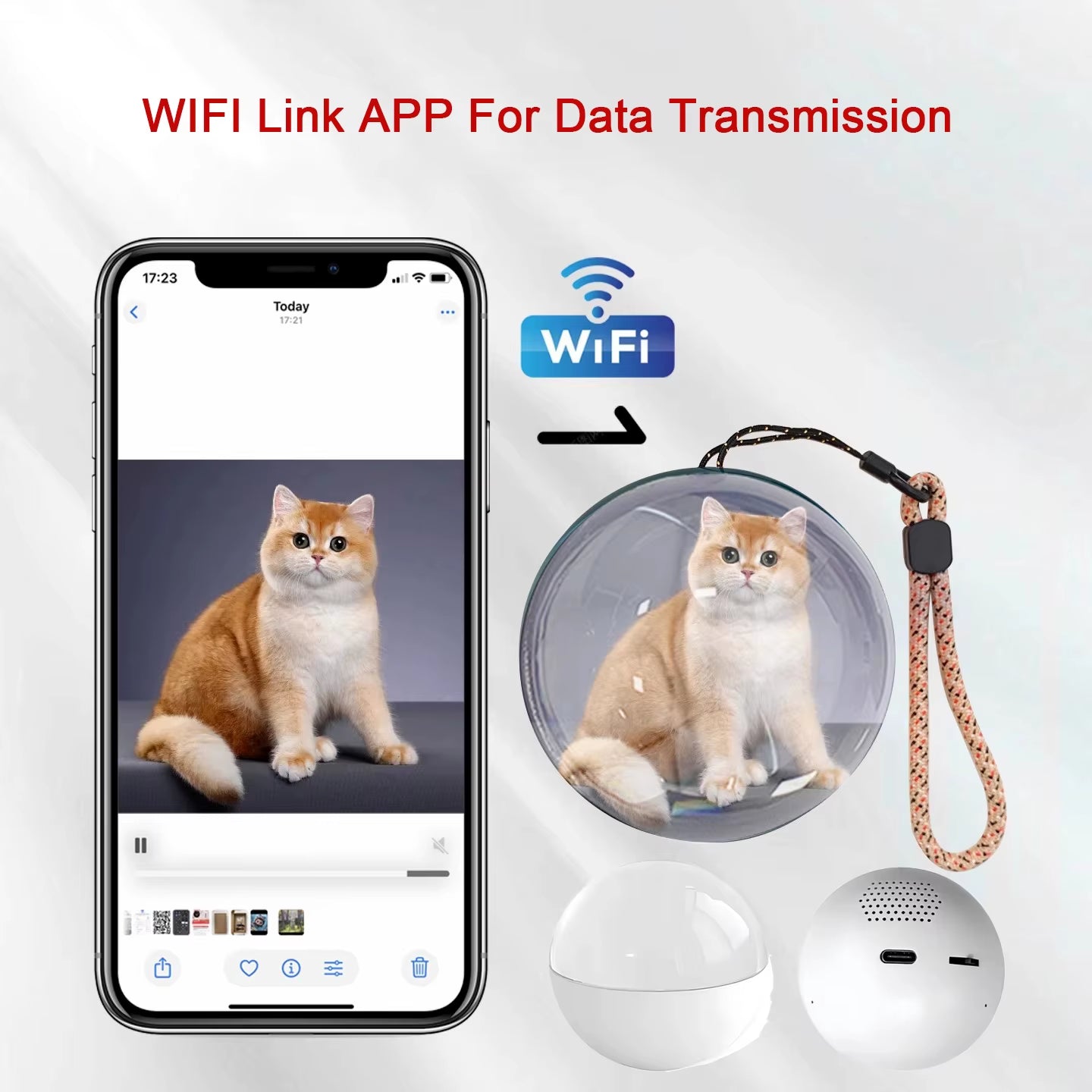 Experience the Magic: 3D Crystal Ball DIY LCD Video Player with WIFI - Perfect Gift for Concert Enthusiasts!